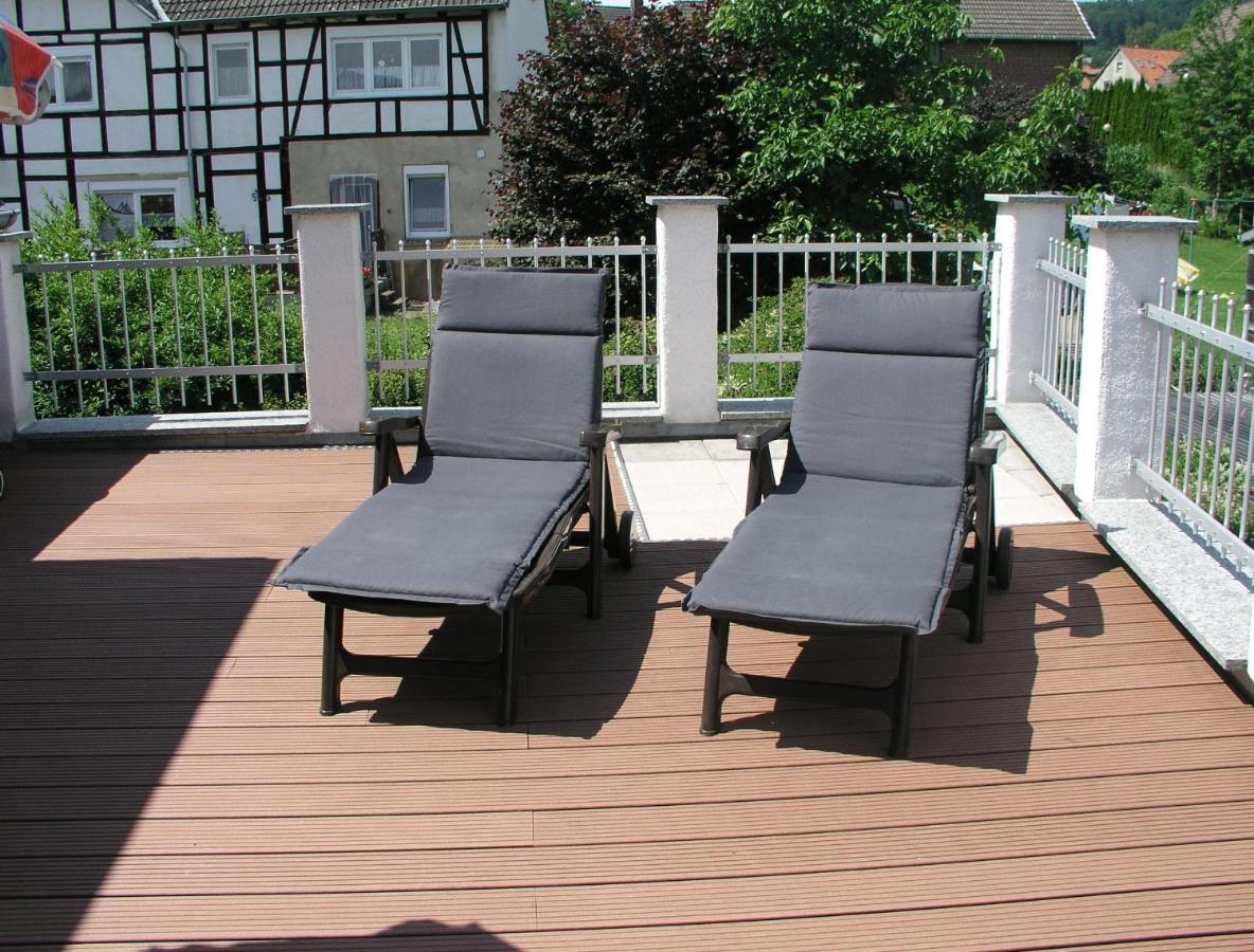שפרינגה Ferienwohnung Am Deister Mit Grossem Balkon מראה חיצוני תמונה